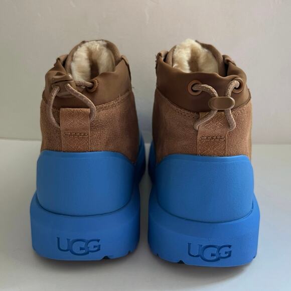 Ugg Neumel Weather Hybrid Boots Men's Size 8 in Chestnut Big Sky Blue Unisex NWT - Picture 13 of 13